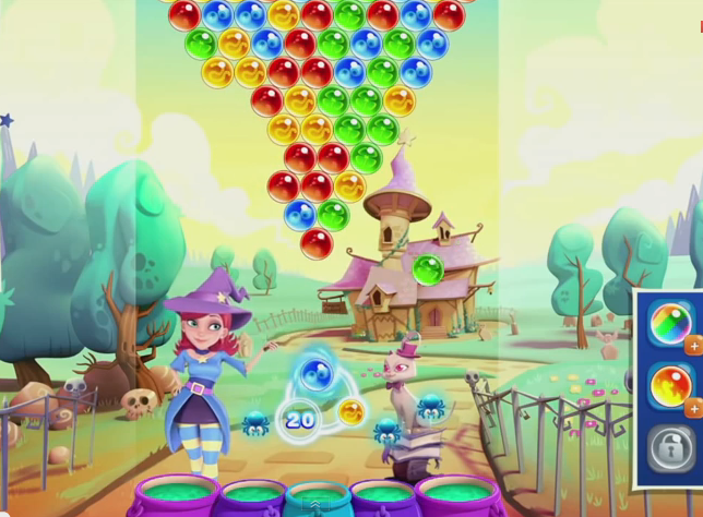 Скриншоты игры Bubble Witch 2 Saga.